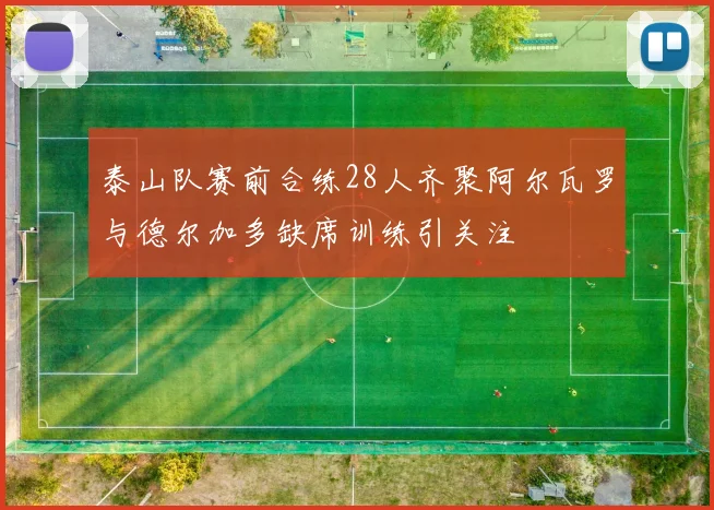 泰山队赛前合练28人齐聚阿尔瓦罗与德尔加多缺席训练引关注